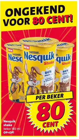 Nettorama Nesquik shake aanbieding