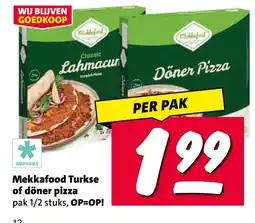 Nettorama Mekkafood Turkse of döner pizza aanbieding