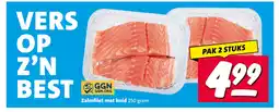 Nettorama Zalmfilet met huid aanbieding