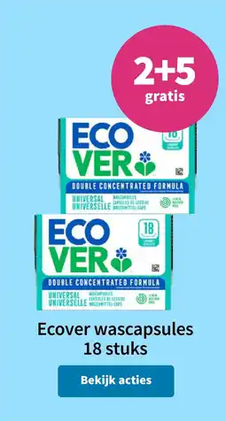 Plein.nl Ecover wascapsules aanbieding
