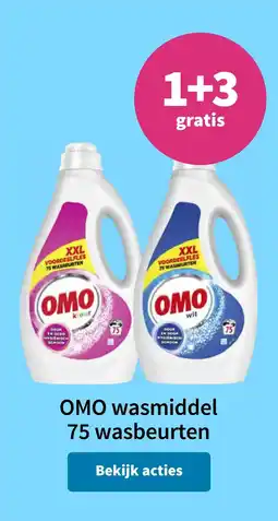 Plein.nl OMO wasmiddel 75 wasbeurten aanbieding