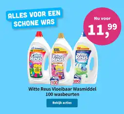 Plein.nl Witte Reus Vloeibaar Wasmiddel 100 wasbeurten aanbieding