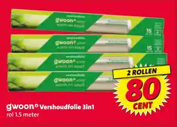 Nettorama gwoon° Vershoudfolie 3in1 aanbieding