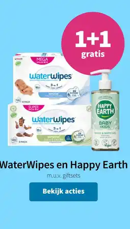 Plein.nl WaterWipes en Happy Earth aanbieding