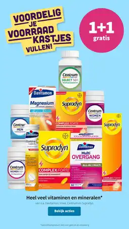Plein.nl Heel veel vitaminen en mineralen aanbieding