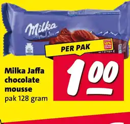 Nettorama Milka Jaffa chocolate mousse aanbieding