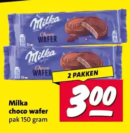 Nettorama Milka choco wafer aanbieding