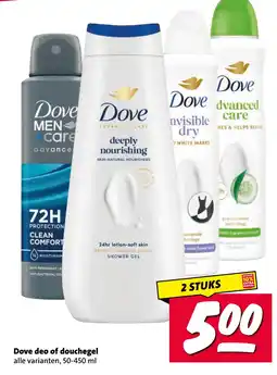Nettorama Dove deo of douchegel aanbieding