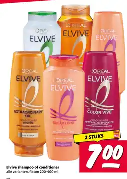 Nettorama Elvive shampoo of conditioner aanbieding