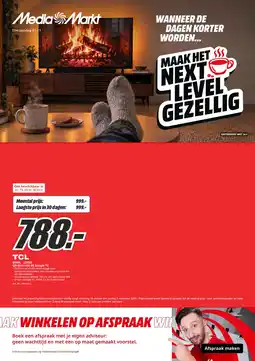 MediaMarkt TCL QD-Mini LED 4K Google TV aanbieding