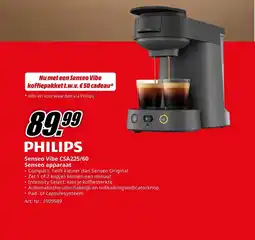 MediaMarkt Philips senseo vibe CSA225/60 Senseo apparaat aanbieding