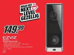 MediaMarkt EZVIZ EP8 Ultra Slimme video deurbel aanbieding