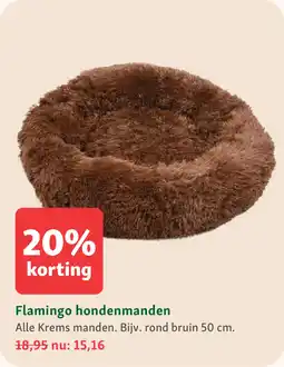 Maxi Zoo Flamingo hondenmanden aanbieding