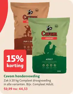 Maxi Zoo Cavom hondenvoeding aanbieding