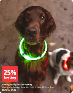 Maxi Zoo Flamingo veiligheidsverlichting aanbieding