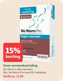 Maxi Zoo Emax wormenbestrijding aanbieding