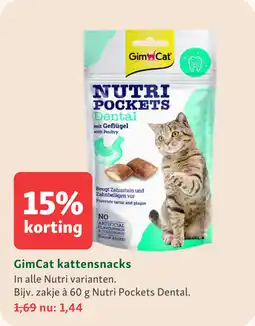 Maxi Zoo GimCat kattensnacks aanbieding