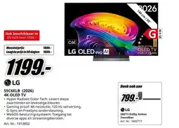 MediaMarkt LG 55C6ELB (2026) 4K OLED TV aanbieding