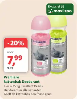 Maxi Zoo Premiere kattenbak Deodorant aanbieding