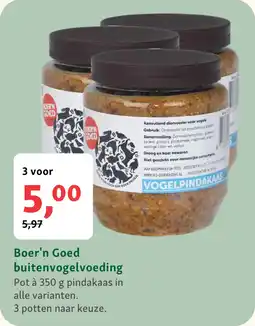 Maxi Zoo Boer'n Goed buitenvogelvoeding aanbieding