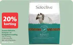 Maxi Zoo Science Selective konijnen- en knaagdierenvoeding aanbieding