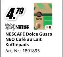 MediaMarkt Nestle Dolce Gusto Café au Lait Koffiepads aanbieding