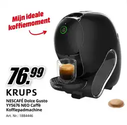 MediaMarkt KRUPS Nescafé Dolce Gusto YY5676 NEO Caffè Koffiepadmachine aanbieding