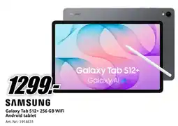 MediaMarkt SAMSUNG Galaxy Tab S12+ 256 GB WiFi Android tablet aanbieding