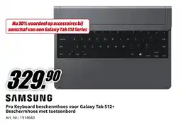 MediaMarkt Samsung Pro Keyboard beschermhoes voor Galaxy Tab S12+ Beschermhoes met toetsenbord aanbieding