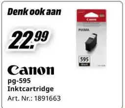 MediaMarkt Canon PG-595 Inktcartridge aanbieding