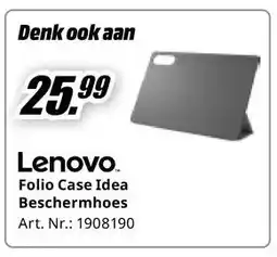 MediaMarkt Lenovo Folio Case Idea Beschermhoes aanbieding