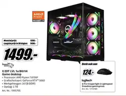 MediaMarkt X EDT LVL 14 BKrV4 Game desktop aanbieding