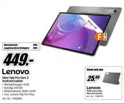 MediaMarkt Lenovo Idea Tab Pro Gen 2 Android tablet aanbieding