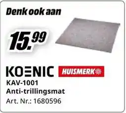 MediaMarkt Koenic KAV-1001 Anti-trillingsmat aanbieding