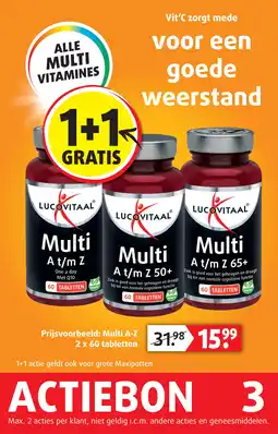 Lucovitaal Alle Multi Vitamines aanbieding