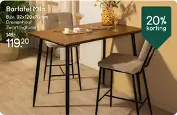 Leen Bakker Bartafel Milo aanbieding