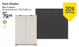 Leen Bakker Kast Alaska aanbieding