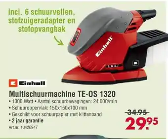 Enorm Einhell multischuurmachine te-os 1320 aanbieding