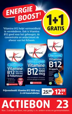Lucovitaal Vitamine B12 aanbieding