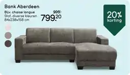 Leen Bakker Bank Aberdeen aanbieding