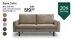 Leen Bakker Bank Collin aanbieding