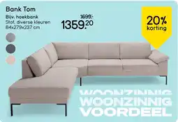 Leen Bakker Bank Tom aanbieding