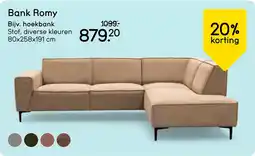 Leen Bakker Bank Romy aanbieding