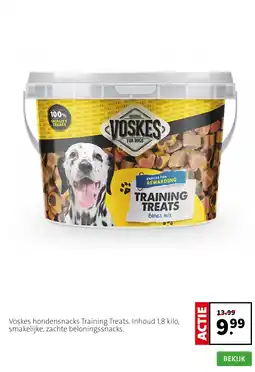 Intratuin Voskes hondensnacks Training Treats. Inhoud 1,8 kilo, smakelijke, zachte beloningssnacks. aanbieding