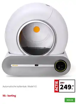 Intratuin Automatische kattenbak. Model V2. aanbieding