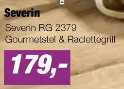 EP Severin RG 2379 Gourmetstel & Raclettegrill aanbieding