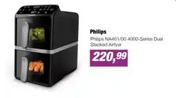 EP Philips NA461/00 4000-Series Dual Stacked Airfyer aanbieding