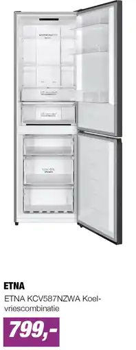 EP ETNA KCV587NZWA Koel-vriescombinatie aanbieding