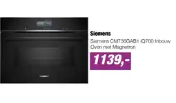 EP Siemens CM736GAB1 iQ700 Inbouw Oven met Magnetron aanbieding
