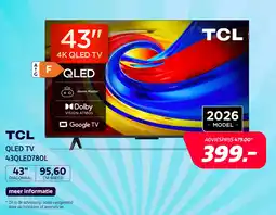 Electroworld TCL 43QLED780L QLED aanbieding